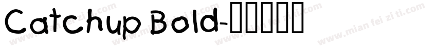 Catchup Bold字体转换
